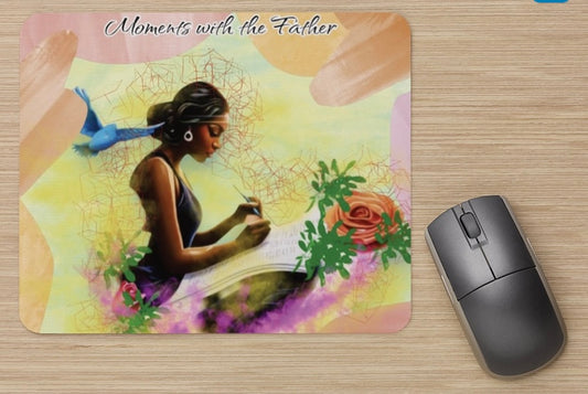 Moments with the Father mouse pad