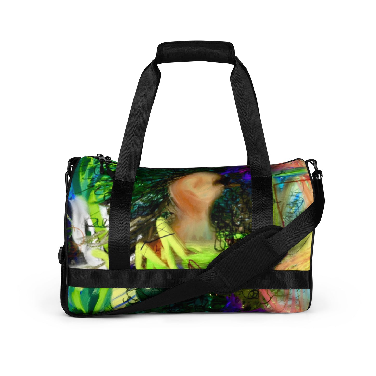 All-over print gym bag